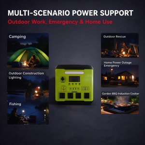 Générateur solaire portable 600W-1500W MPPT à prix d'usine, panneau solaire LiFePO4, station d'alimentation solaire ABS pour la maison, le camping en plein air - Product Image 5