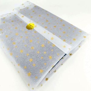 100 rouleaux de papier d'emballage enduit de 50 cm x 1000 m avec logo personnalisé imprimé pour vêtements, chaussures, chaussettes, emballage cadeau (recyclé) - Product Image 1