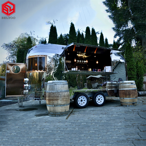 Remolques de comida rápida de perrito caliente de cocina móvil de acero inoxidable personalizados totalmente equipados camiones de comida rápida de Pizza Móvil con pizza - Product Image 6