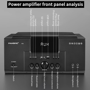 5.1 surround rạp hát tại nhà hệ thống với Karaoke USB không dây micro khuếch đại Loa BT nhà hát hệ thống - Product Image 4