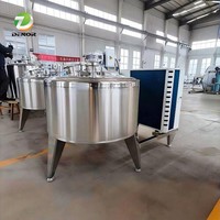 Salle de traite automatique pour vaches 50L 100L 200L 300L 500L 1000L 2000L 3000L 5000L – Réservoir de refroidissement et de stockage du lait