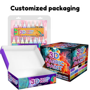 <span class=keywords><strong>Pintura</strong></span> <span class=keywords><strong>Textil</strong></span> Permanente Suave de 45 Colores, <span class=keywords><strong>Precio</strong></span> de Fábrica KHY, Juego de <span class=keywords><strong>Pintura</strong></span> <span class=keywords><strong>Textil</strong></span> 3D de 30 ml para Ropa, Bolsas de Lona, Arte DIY - Product Image 6