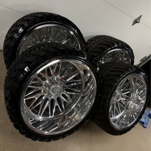 Rines Cóncavos Forjados Cromados/Pulidos de 20 22 24 <span class=keywords><strong>26</strong></span> 28 30 Pulgadas 6x139.7 8x170 26x16 24x14 28x16 24x12 22x12 para Ford F150 F250 - Product Image 3