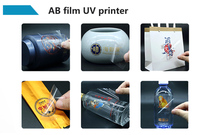 Imprimante numérique UV DTF automatique HJD nouvelle génération 220V multicolore avec garantie d'un an, permettant la création d'étiquettes en relief tridimensionnelles et cristallines