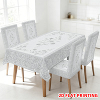 Housse de chaise de salle à manger Kongyu Home Textiles en Spandex extensible, imprimé floral botanique, ajustement universel élastique, vente en gros