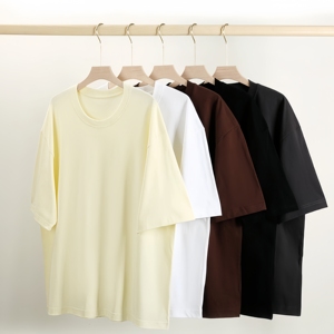 Bán Buôn Hai Tone Văn Bản Đại Diện Cho Ưa Thích Pro Câu Lạc Bộ Nặng T-Shirt In Ấn Trống Cá Nhân Người Đàn Ông Áo Thun Biểu Tượng Tùy Chỉnh Nhãn - Product Image 5