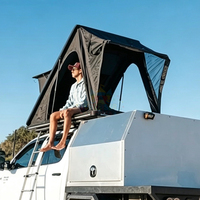Aluminium-Hartschalen-Dachzelt für 4x4-Pickup-Trucks, Schuhtaschen-Dachzelt, Offroad-Camping-Dachzelt