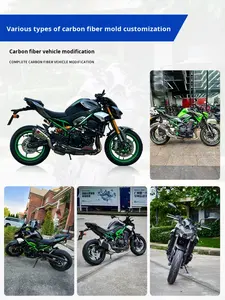 <span class=keywords><strong>Para</strong></span> carenado de fibra de carbono completo Kawasaki 2025 Z900 Z900Se - Product Image 4
