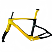 Cuadro de Bicicleta de Carretera BSA de Fibra de Carbono T1000 Ligero con Freno de Disco, Cableado Interno Completo, Post Mount, Ruedas de 29 Pulgadas