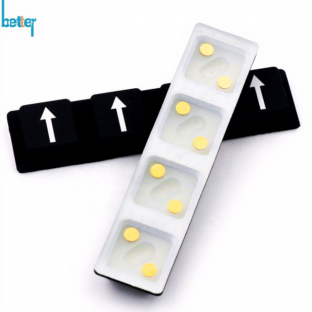Conductive Silicone Rubber Keypad Metal Pill Buttons