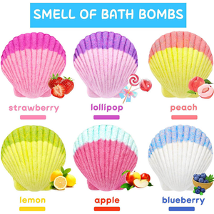 Coffret Cadeau de Bombes de Bain en Gros – Naturelles, Véganes, Luxueuses, Effervescentes, avec Jouets Surprise et Bijoux – Bombes de Bain Bio pour Enfants - Product Image 5