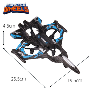 360 °   Drone Quadricottero RC a 6 Canali con Luci, Aeroplano Acrobatico EPP 2.4G, Modello Volante Telecomandato per Bambini - Product Image 2