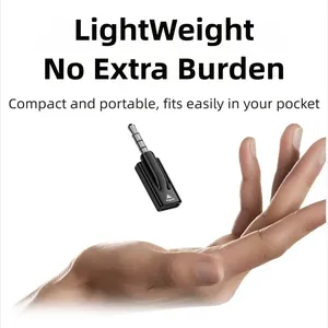 Convertisseur USB Type-C vers 3,5 mm <span class=keywords><strong>m</strong></span>âle-femelle HiFi Plug & Play <span class=keywords><strong>DAC</strong></span> sans latence Connecteur USB-C vers AUX avec gaine en PVC pour ordinateur - Product Image 3