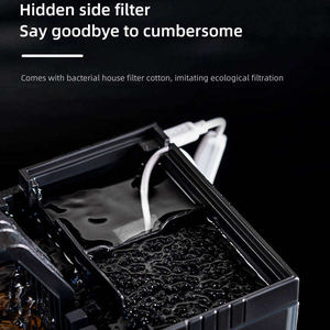 Kits de réservoir de poissons de démarrage autonettoyant bureau petit réservoir de poisson intelligent Betta avec filtre éclairage chauffage - Product Image 3