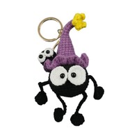 Peluche au crochet faite à la main, décoration mignonne pour Halloween, jouet en peluche Kawaii, cadeau d'Halloween, cadeau pour enfants
