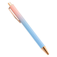 Stylos à bille rétractables personnalisés avec logo, de haute qualité, mignons, en métal, pour publicité, cadeau, nouveauté, papeterie pour cadeaux promotionnels