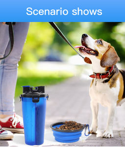 Garrafa dobrável para animais, garrafa portátil para animal de estimação, à prova de vazamento, passeio ao ar livre, viagem, cães e gatos - Product Image 2