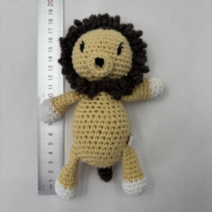 Juguete <span class=keywords><strong>de</strong></span> Peluche <span class=keywords><strong>de</strong></span> <span class=keywords><strong>Ganchillo</strong></span> <span class=keywords><strong>de</strong></span> Algodón Supersuave <span class=keywords><strong>de</strong></span> Primera Calidad, Muñeco <span class=keywords><strong>de</strong></span> Animal Tejido <span class=keywords><strong>a</strong></span> Mano, Juguete Creativo <span class=keywords><strong>de</strong></span> León <span class=keywords><strong>de</strong></span> Dibujos Animados - Product Image 1