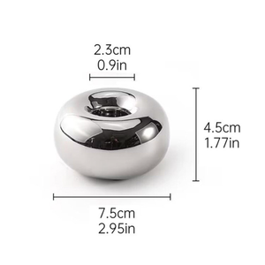 Paslanmaz Çelik Tabanlı Lav Taşı Topu Esansiyel Yağ Difüzörü Aromaterapi Volkanik Kaya Küresi Hava Tazeleyici - Product Image 4