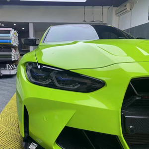 Selbst heilende Frucht Grün PET Vinyl Wrap 200 Farb verschiebung UV-beständig Säure Regen beständig TPU Selbst klebende Auto Wrap Body Position - Product Image 4