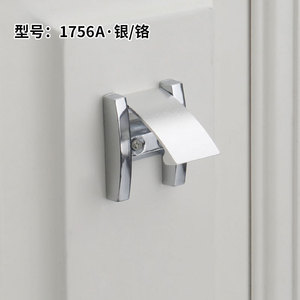Modern Drawer <b>Handle</b> 1753A <b>Black</b> Aluminum Alloy Easy Installation Furniture Cabinet Hardware - Product Image 4