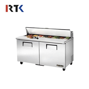 <span class=keywords><strong>Table</strong></span> de préparation réfrigérée RTK pour sandwichs, <span class=keywords><strong>table</strong></span> de préparation commerciale pour pizzas, comptoir réfrigérant pour salades, réfrigérateur de taille personnalisée - Product Image 4
