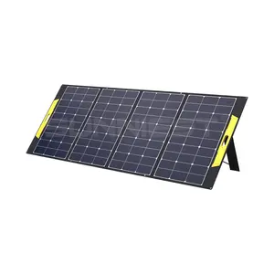 便携式电站露营者用可折叠光伏太阳能电池板新型户外轻质可折叠太阳能电池板套件