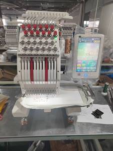 Single Head Industrial <strong>Embroidery</strong> <strong>Machine</strong> Dahao System 12 Needles Servo Motor High Speed for Cap T-shirt Logo - Product Image 3