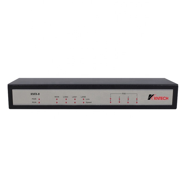 4 ports VOIP Gateway SIP/MGCP protocols real-time monitoring IP voice gateway KNFX-4