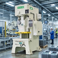 Presse mécanique à cadre en C haute vitesse LFU-160N de 160 tonnes avec solution d'estampage automatique pour composants essentiels du moteur et de la pompe
