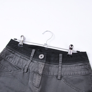 Soumei Hidemi Stainless Steel Pant <b>Clips</b> Hangers Anti Slip <b>Hook</b> Type Clothing Organizer Rectangle Minimalist Style A0483 - Product Image 2