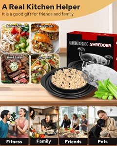 Visible <b>Meat</b> Shredder Tool Twist Large Chicken Shredder Ergonomic Handle Anti Slip for Kitchen Pork Beef Tacos - Product Image 4