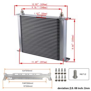 Bộ làm mát dầu đa năng AN8 30 hàng + Bộ chuyển đổi lọc dạng sandwich + Quạt đa năng 7 inch màu đen/xanh dương - Product Image 3