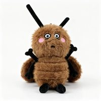 Porte-clés pendentif en peluche petite cafard mignonne 12cm en coton PP, figurine personnalisée pour cadeau