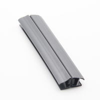 Pistoolgrijs Minimaal 15Mm Spleet 135 Graden Badkamer Douchewand Magnetische Afdichtingsstrip