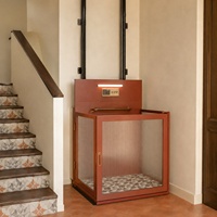 Ascenseur résidentiel semi-enclos pour villa, plateforme de levage pour passagers, ascenseur personnalisé pour installation dans une maison privée
