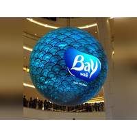 Interior P1.5 P2 P2.5 P3 P4 P5 Led Digital Ball 4M Video Wall Rgb 3D Globos Globo Gran Esfera Led Pantalla Domo Pantalla Led