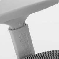 Chaise de bureau moderne en maille, chaise de bureau pivotante blanche minimaliste, siège ergonomique pour étudiant