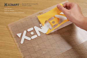 XINART <span class=keywords><strong>Tapis</strong></span> <span class=keywords><strong>de</strong></span> coupe standard 12x24 pouces pour <span class=keywords><strong>Silhouette</strong></span> <span class=keywords><strong>Cameo</strong></span> <span class=keywords><strong>4</strong></span>/3/2/1 Vinyl Crafting 3 Mats - Product Image 3