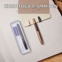 Lápiz Mecánico Mitsubishi Kuru Toga Standard M5-450 de 0.5 mm con Rotación Automática de la Mina, Cuerpo de Plástico, Papelería Japonesa
