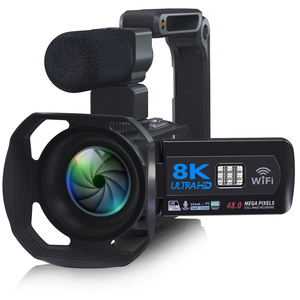 Appareil photo numérique 64 MP 8K Ultra HD avec zoom numérique 18X, WIFI/enregistrement pendant la charge - Product Image 4