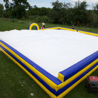 Vente flash : Piscine gonflable en mousse Lvfrog ALWP pour fêtes en plein air avec machine à mousse, certifiée CE, pour 1 à 30 personnes