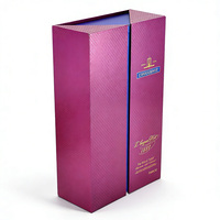 Cajas de Regalo Magnéticas de Lujo Personalizadas con Doble Puerta de Cartón Rígido para Botellas de Vino Tinto, Champán, Whisky y Bebidas de Boda