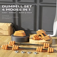 PINJIAN 2026 – Fournisseur d'usine – Ensemble d'haltères et kettlebells réglables en ciment pour musculation, 20 kg/24 kg/40 kg