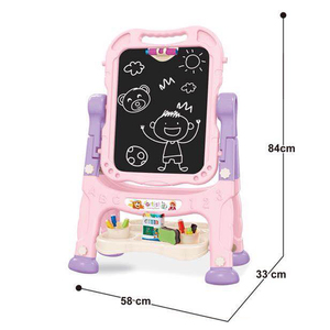 Giocattoli educativi Diy <span class=keywords><strong>disegno</strong></span> luminoso di apprendimento giocattoli di pittura di colore che scrivono il tavolo da <span class=keywords><strong>disegno</strong></span> magnetico doppio lato <span class=keywords><strong>del</strong></span> <span class=keywords><strong>piede</strong></span> lungo - Product Image 3
