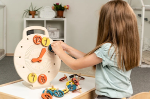 Juguete educativo Montessori, juguete de actividad de madera para aprendizaje preescolar para dormitorio, cama, Escuela de jardín de infantes - Product Image 2