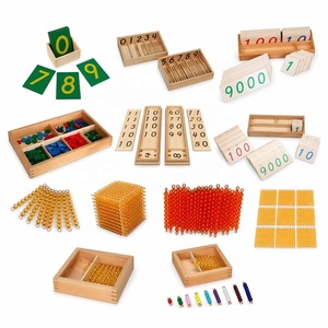 Nuovo Kit Base per Aula Didattica: Torre Rosa, Scala Marrone, Barre Rosse, Perline Dorate, Alfabeto Mobile, Inserti Metallici 3-13 Anni - Product Image 3