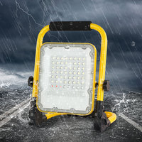 Lampe de travail LED sans fil KCD 40w 42w 48w 50w 60w 5 pouces rechargeable multifonctionnelle mince USB 3 ans de garantie nid d'abeille 12v