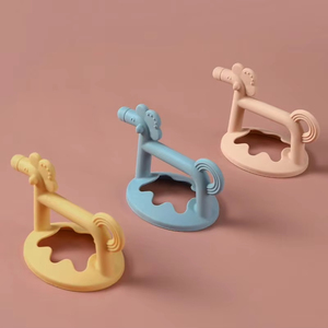 Mordedor de Silicona con Diseño de Animalito, Seguro para Alimentos, Flexible, Juguete Sensorial para la Dentición, Mordedor Molar para Bebés, Regalo - Product Image 1