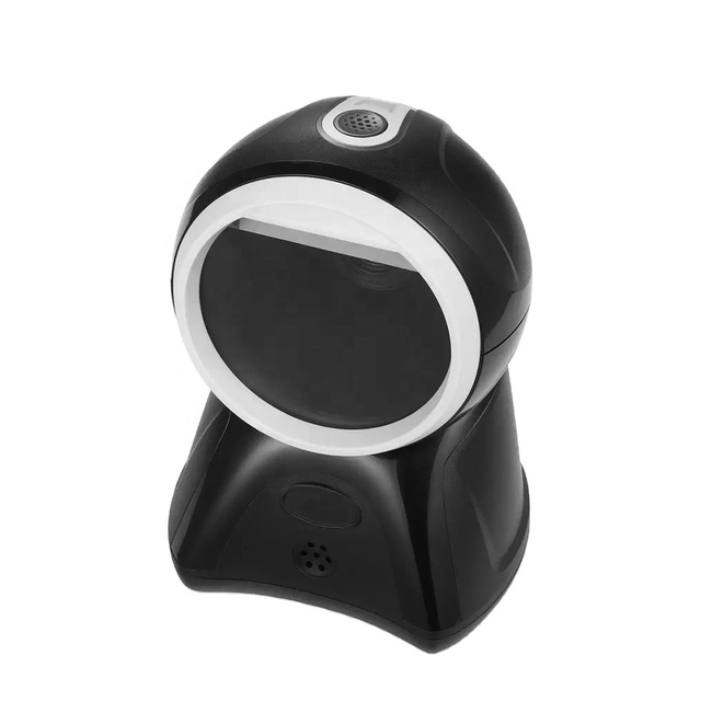 USB Interface Omnidirectional 2D QRCode Barcode Scanner Supermarket Desktop Qr Code Reader Stock Product at Competitive Price